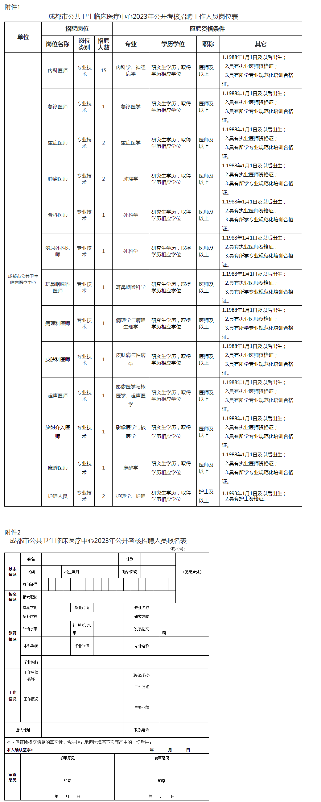 成都市公共卫生临床医疗中心2023年急需紧缺卫生专业技术人员考核招聘公告 招聘公告 成都市公共卫生临床医疗中心官网_成都公卫中心官网.png